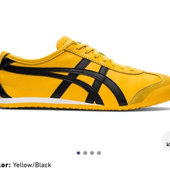 Onitsuka Tiger Yellow and Black Men\'s and women\'s sneakers unisex